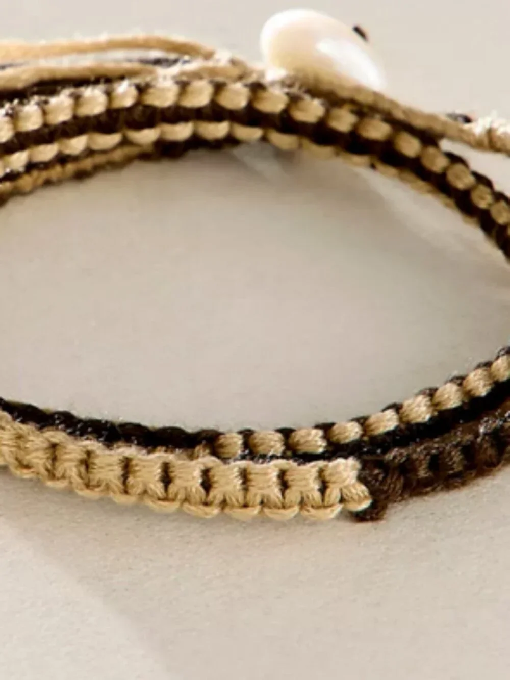 NWT Free People Double Wrap Bracelet Chocolate